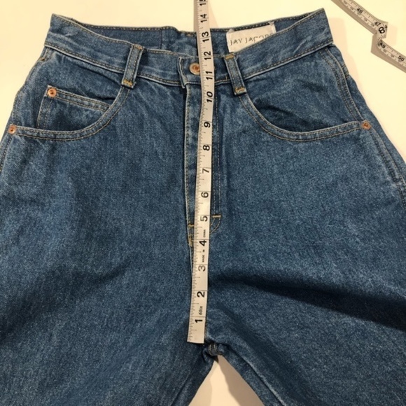 Vintage Jay Jacobs High Waisted Tapered Mom Jeans Size 3/4 100% Cotton - Picture 7 of 9